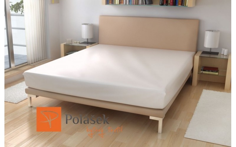 PU prostěradlo FROTÉ nepropustné, prodyšné bílé 90x200