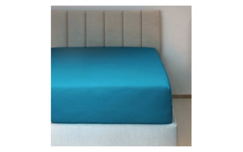 Prostěradlo jersey č.22 tyrkysová 60x120
