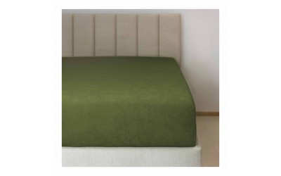 Prostěradlo frot&eacute; č.39 khaki