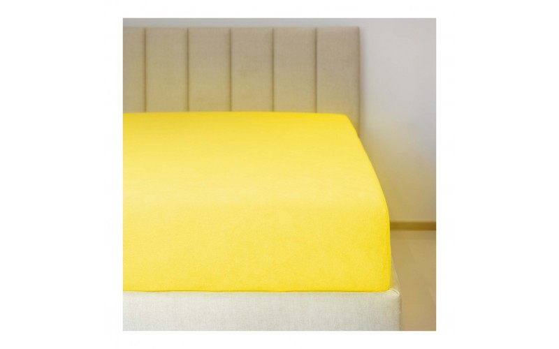 Froté prostěradlo č.6 citronová 90x200