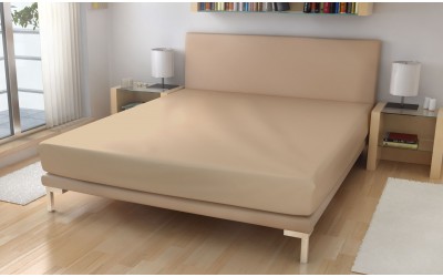 PU prostěradlo JERSEY nepropust&eacute;, prody&scaron;n&eacute; b&iacute;l&aacute; k&aacute;va 90x200