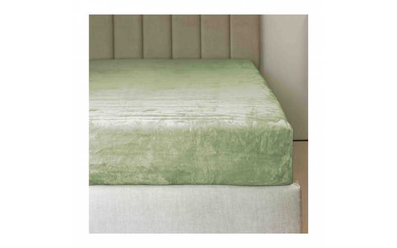 Prostěradlo MIKROFLANEL č.75 zelená 90x200