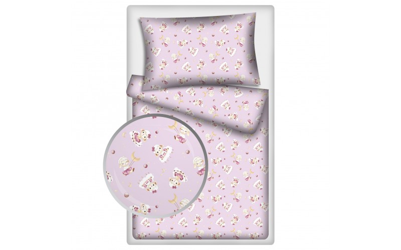 Povlečení bavlna ovečka 90x130 / 40x60
